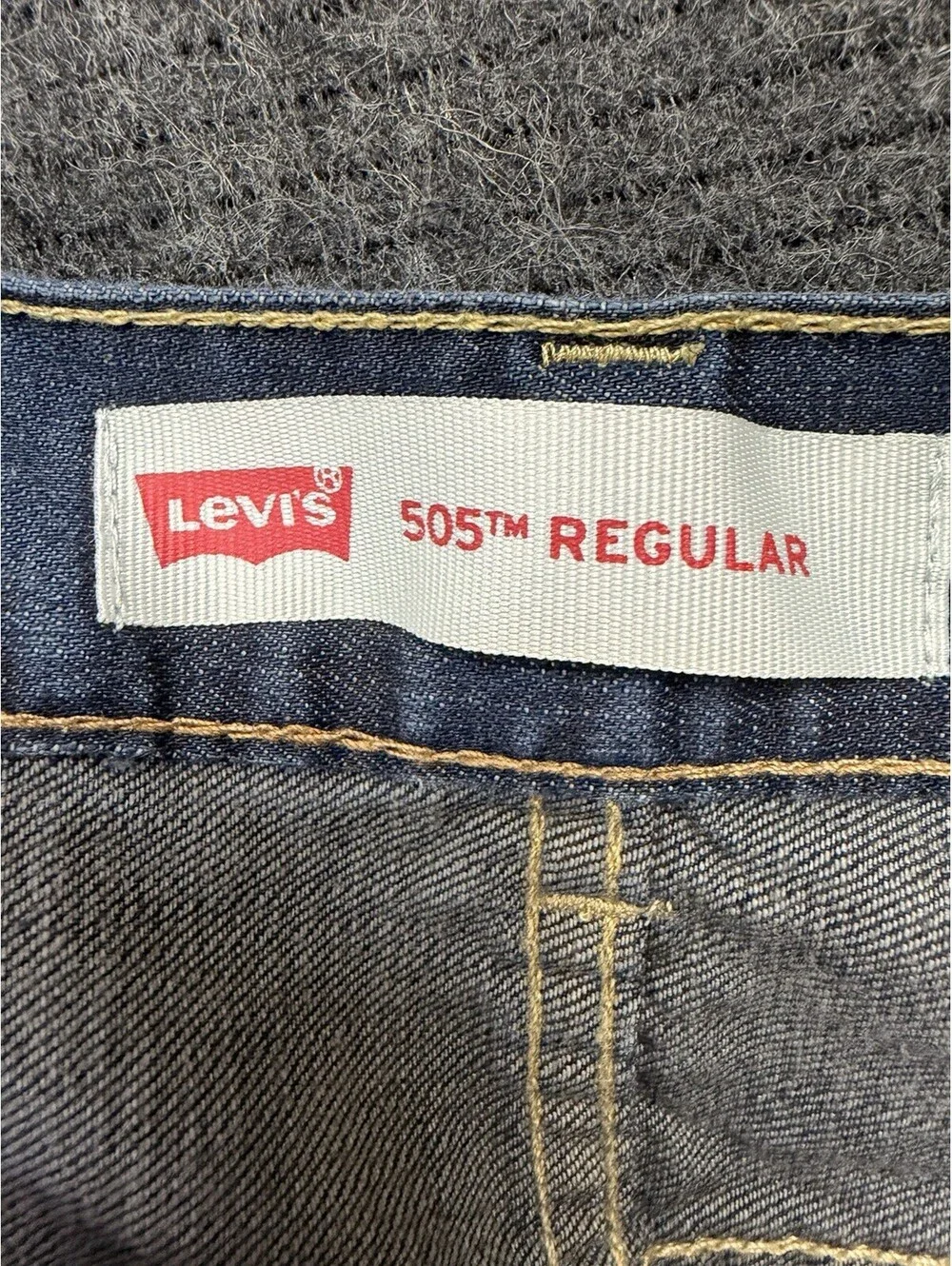 Levi's 505 Straight Leg Denim Jeans Size 16 Reg 28 x 28 Blue